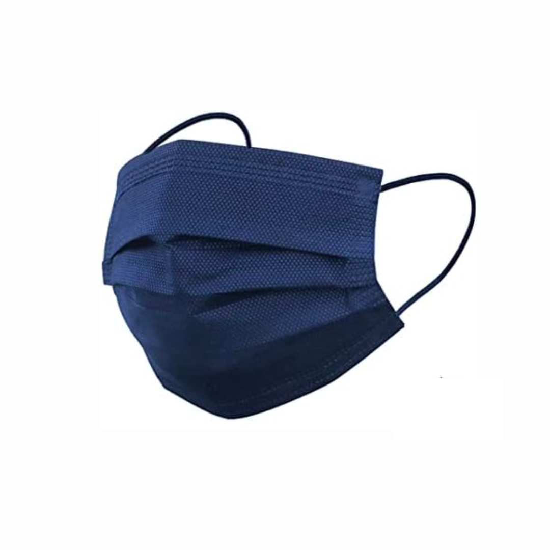Surgical mask navy blue