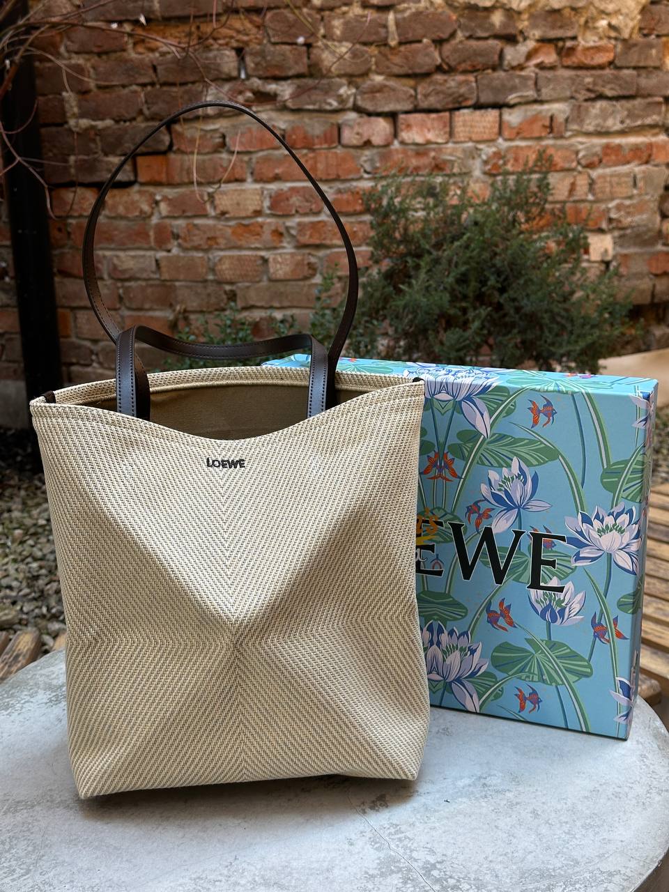 Loewe Medium Puzzle Textile Tote Bag