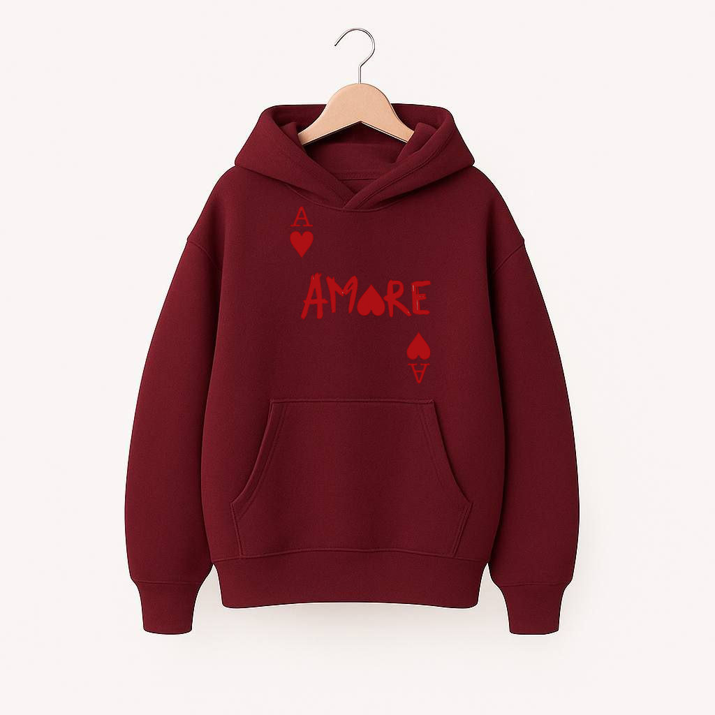 ХУДІ  ОВЕРСАЙЗ БОРДОВЕ З ПРИНТОМ 