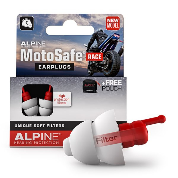 Універсальні силіконові беруші Alpine MotoSafe Race для мотоциклістів
