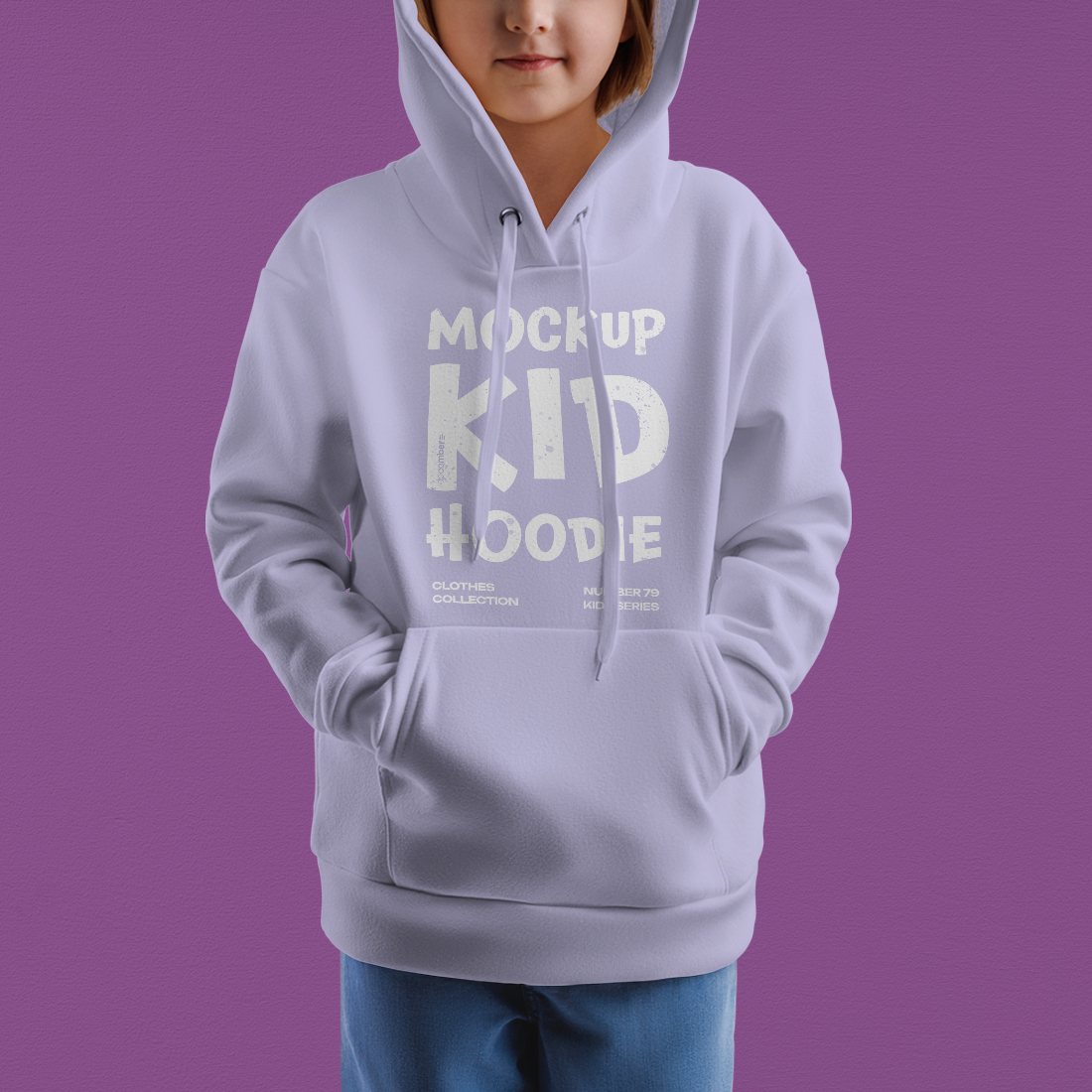 8 Mockups of a Kids Hoodie on a Girl