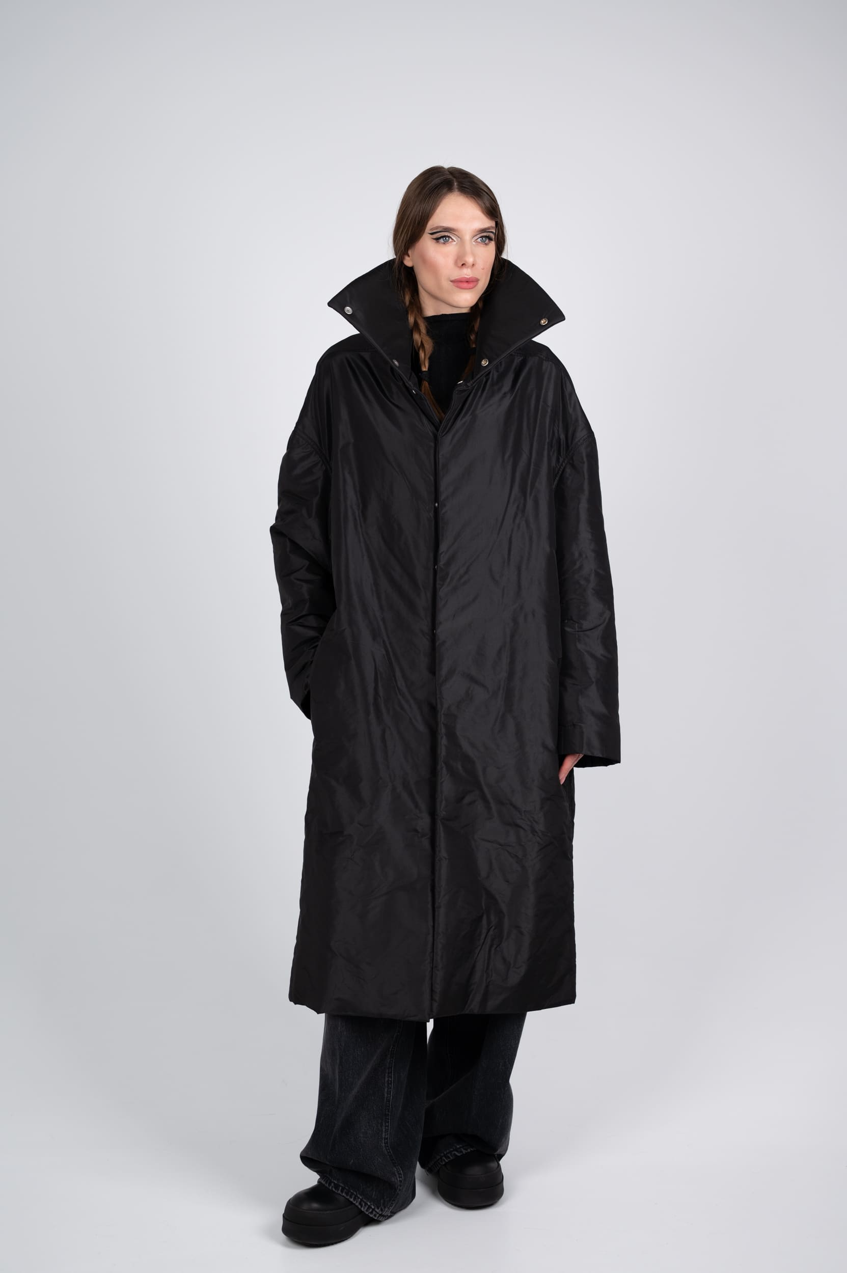 Пальто-плащ Rick Owens