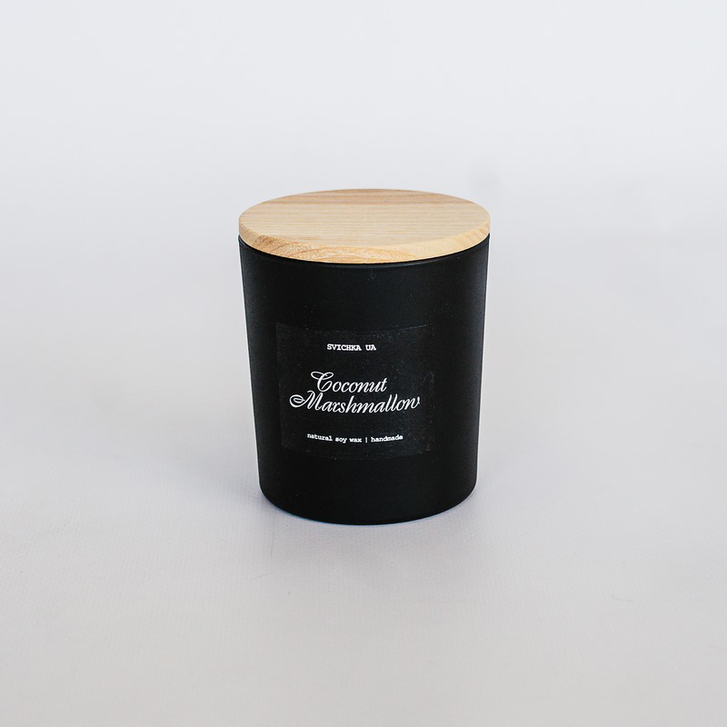 Соєва свічка аромат Coconut marshmallow (240 мл)