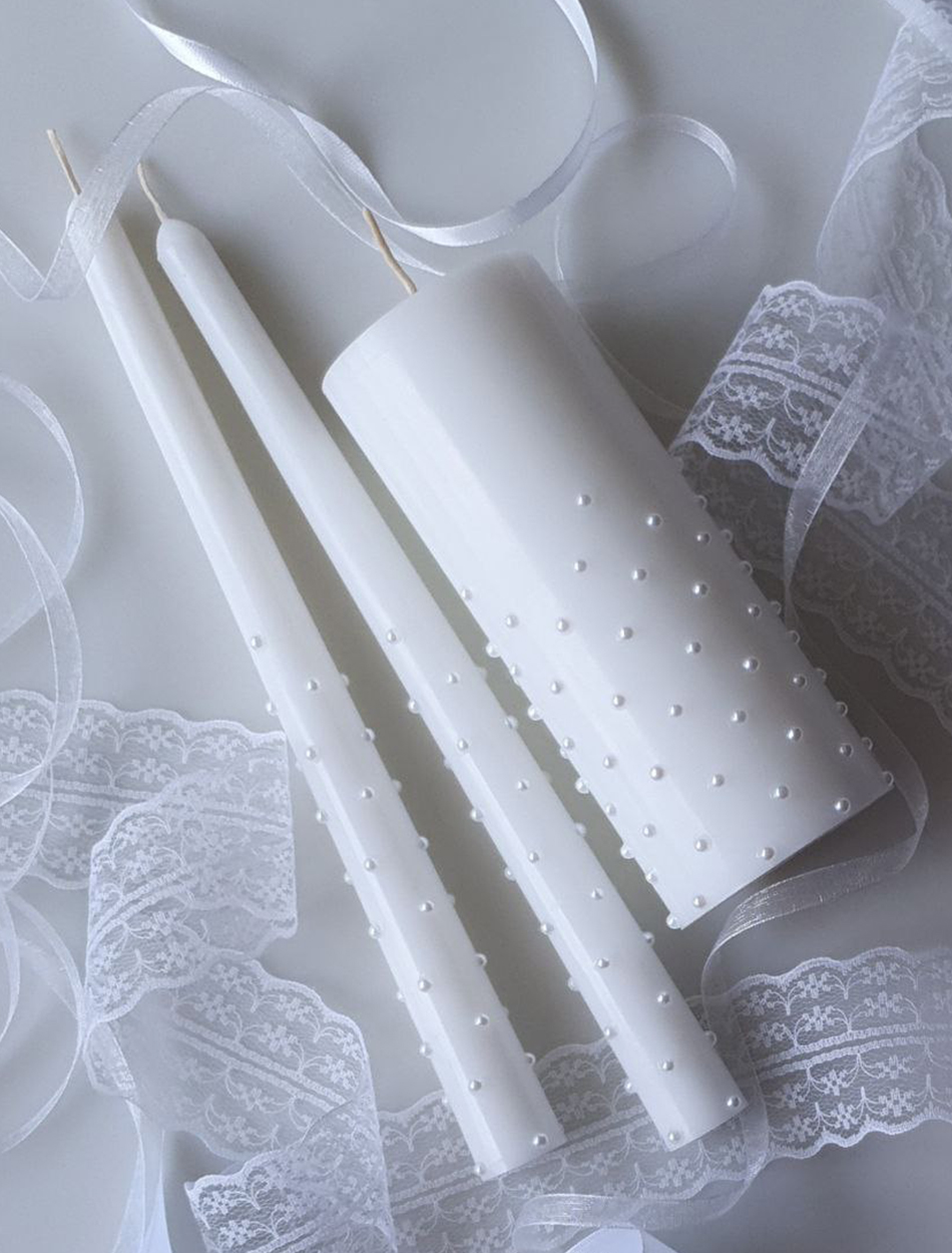 Сімейне вогнище циліндр з перлинами