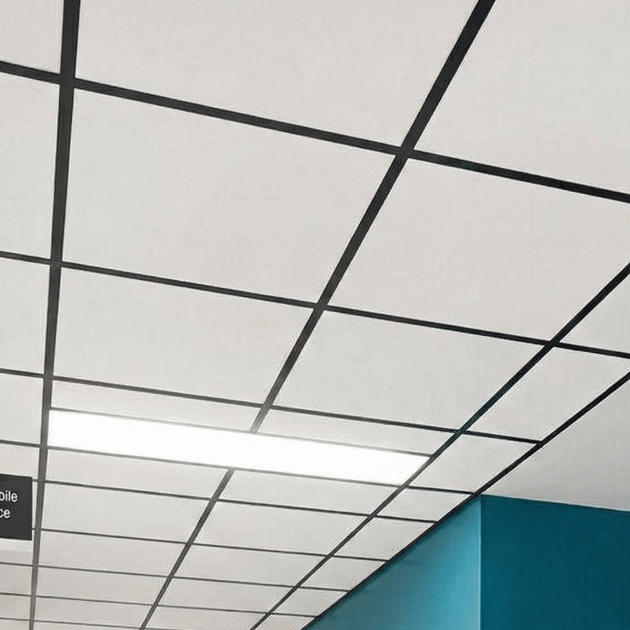 Комплект підвісної стелі №6 — Planet (чорний профіль)