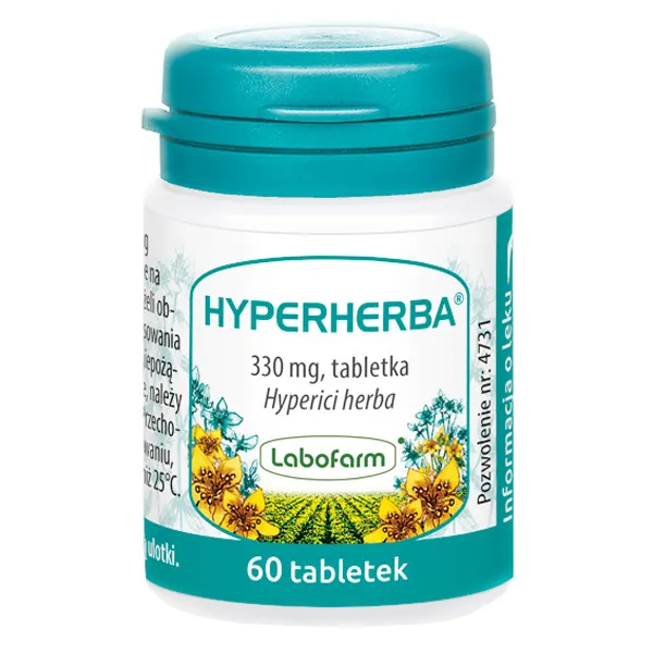 Hyperherba 330 мг для зниження психоемоційної напруги - 60 таблеток