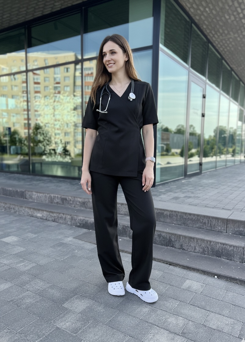 Медичний еластичний костюм "Lira" чорний