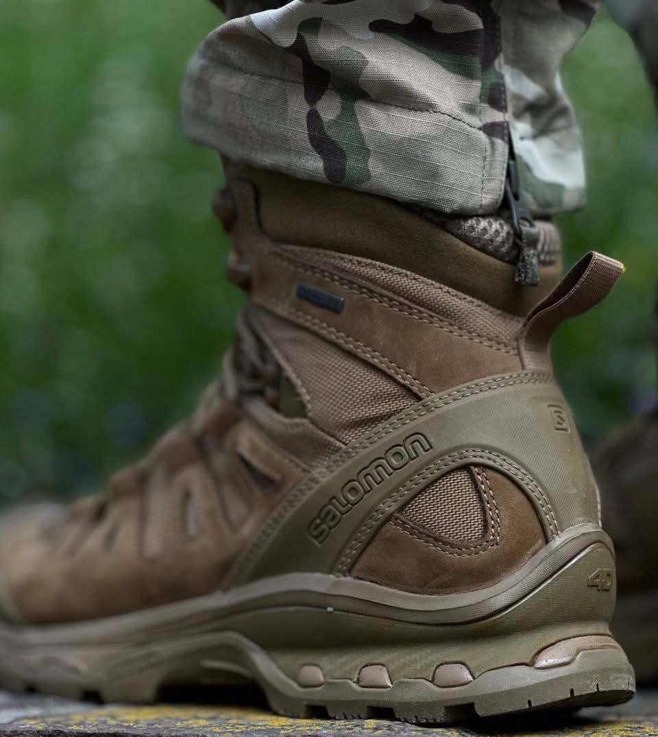 Оригінальні трекінгові черевики "SALOMON Quest 4D GTX Forces 2" від французького преміум бренду "SALOMON".