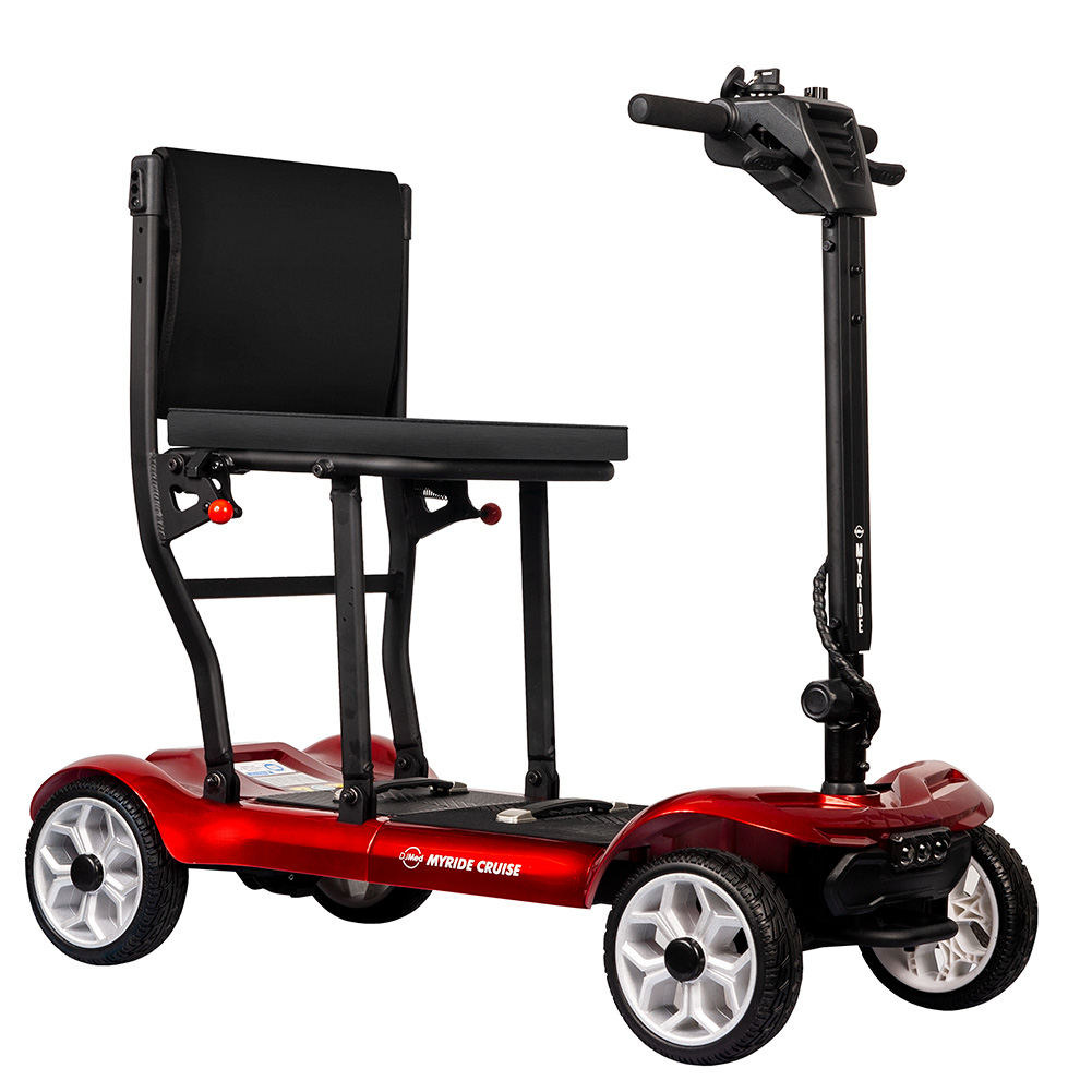 MyRide Cruise, Portable Mobility Scooter - Red