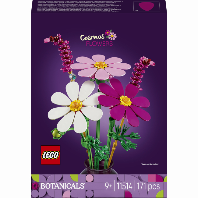 Конструктор LEGO Botanicals Квіти космеї (11514)