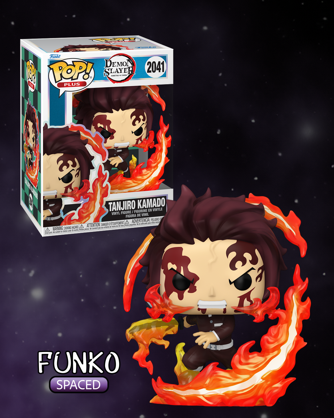 Фігурка Funko Pop Tanjiro Kamado | Фанко Поп Вбивця Демонів - Танжіро #2041