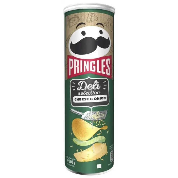 Чіпси Pringles Cheese Onion Сир-цибуля, 200 г
