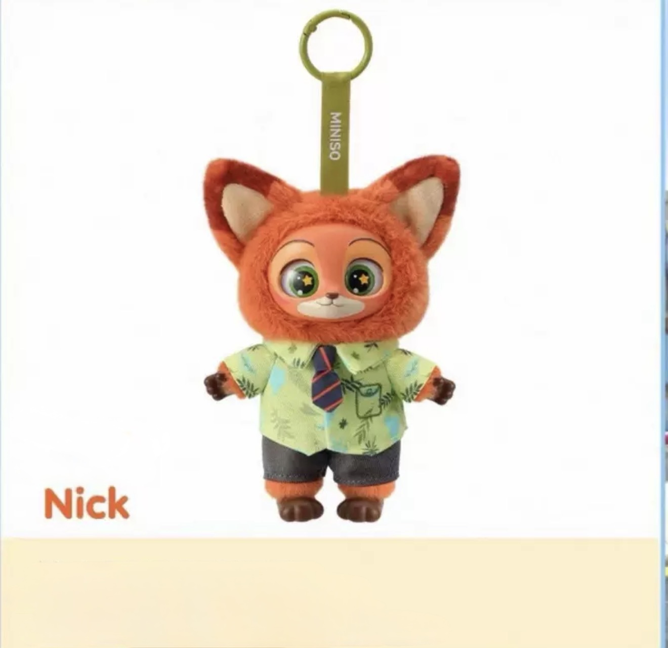 Іграшка-брелок Нік Уайлд Крутихвіст, Nicholas "Nick" Piberius Wilde Зоотрополіс, Zootopia, 15 см