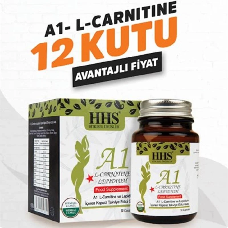 A1 L-Carnitine Lepidium 12 Kutu – Maksimum Bitkisel Destek