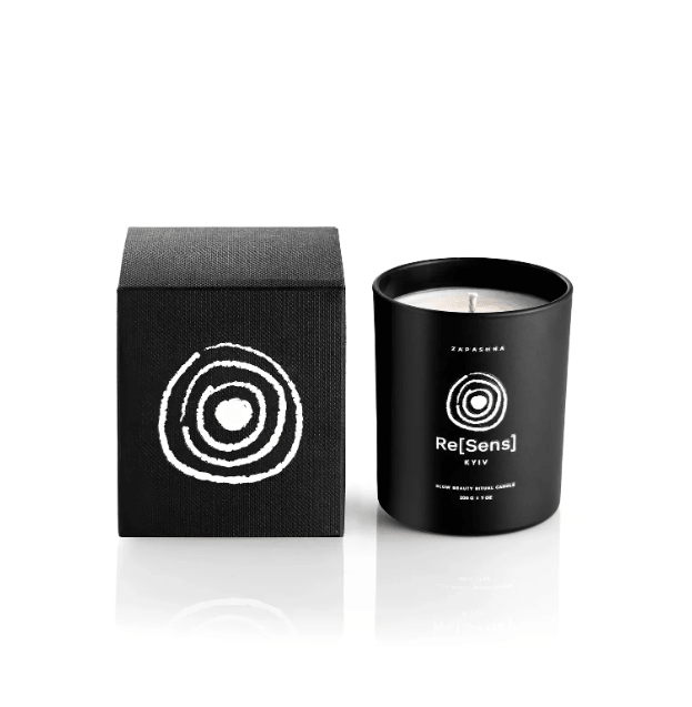 Slow Beauty Ritual Candle Re[Sens] × ZAPASHNA limited edition