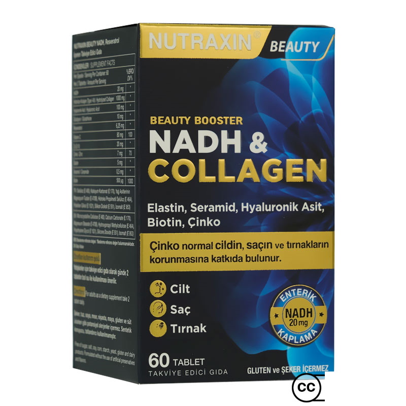 Buy Nutraxin NADH & Collagen – 60 Tablets | Beauty from Within Support