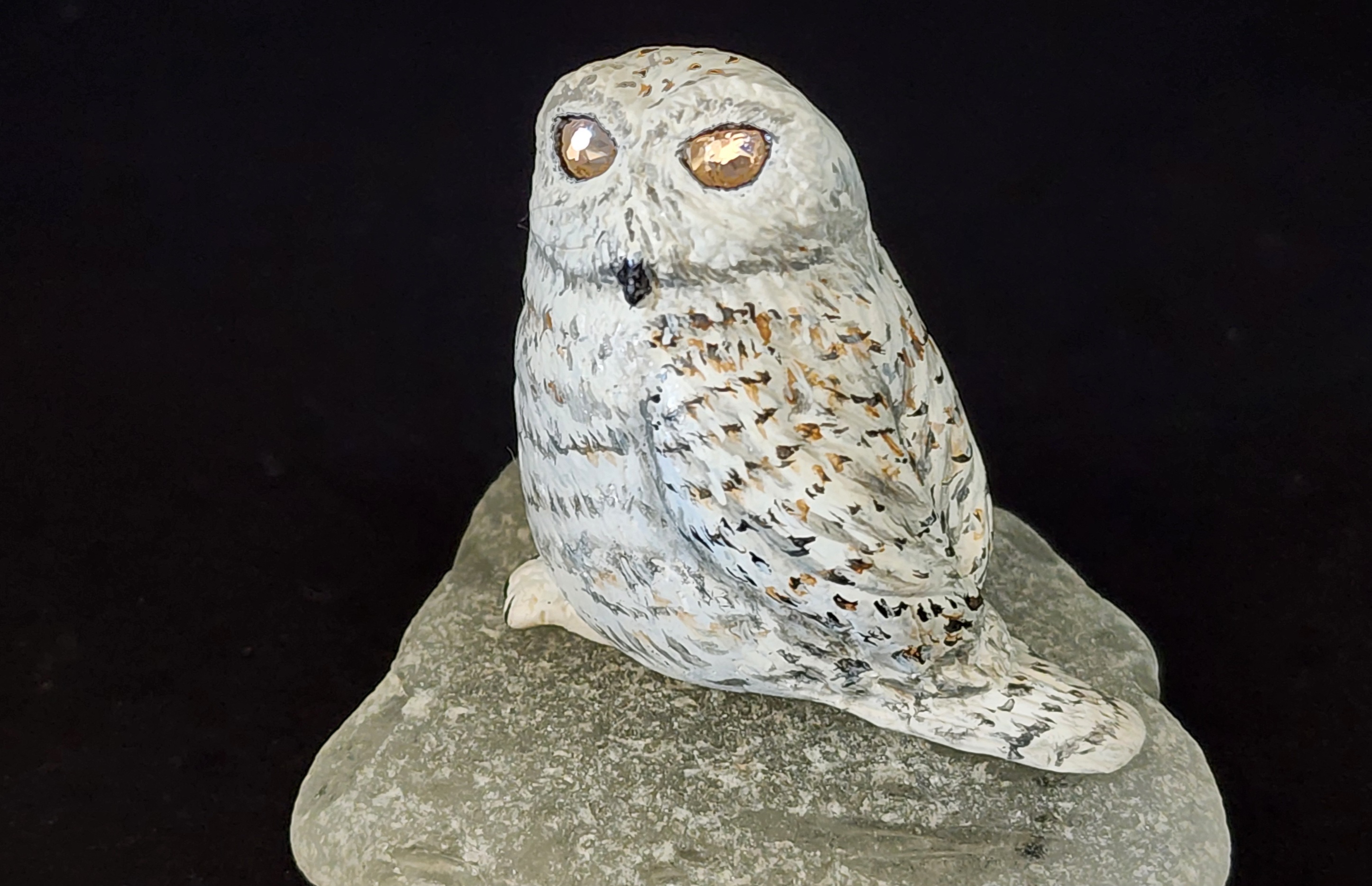 Snowy Owl Figurine 
