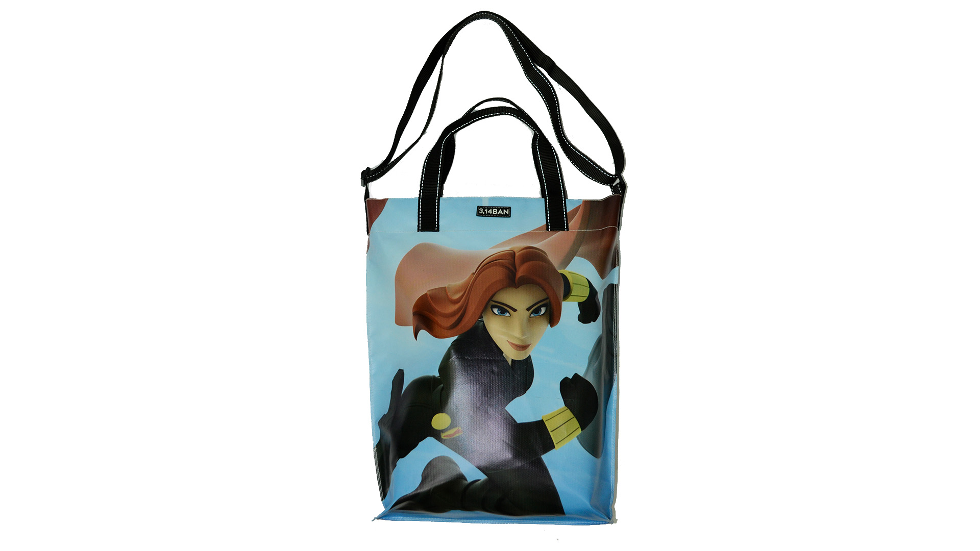 Shopper with a banner on the zipper - 3.14 (05)