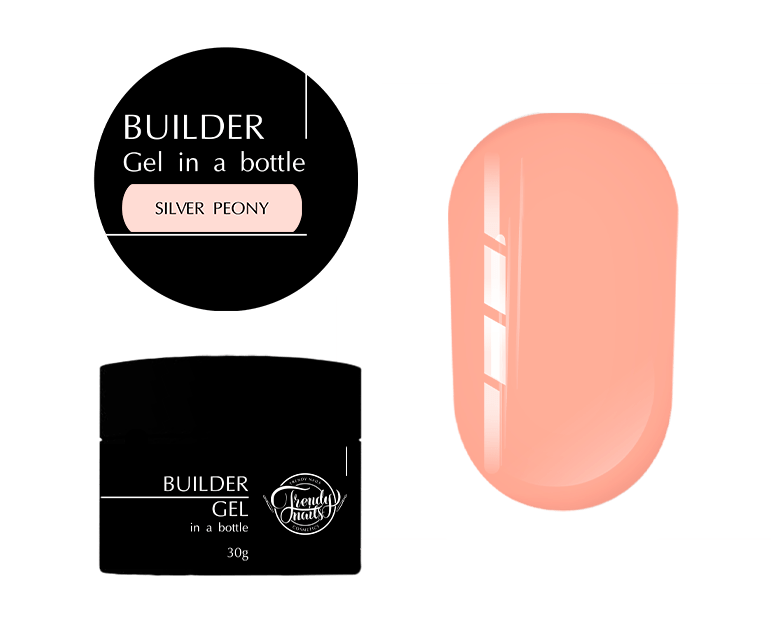 Builder Gel in a bottle Silver Peony 30 ml