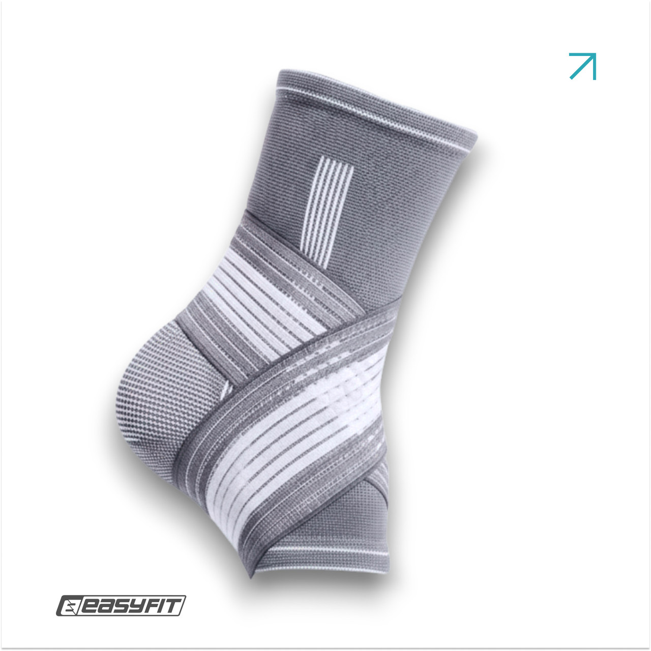 Бандаж для гомілковостопа EasyFit Flex з фіксувальним ременем (M)