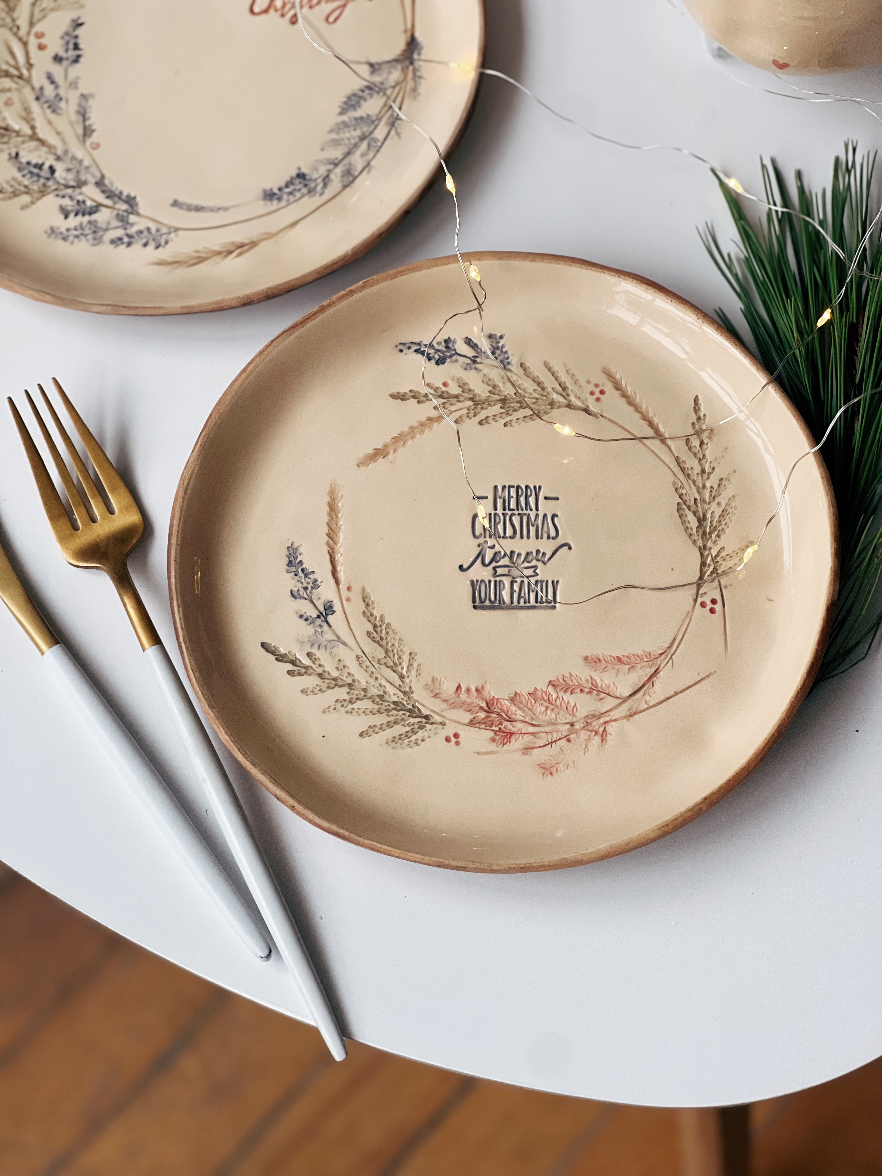 Тарілочка 20 см Merry Christmas