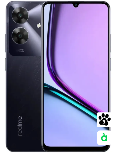 Смартфон realme Note 60 4/128GB Marble Black