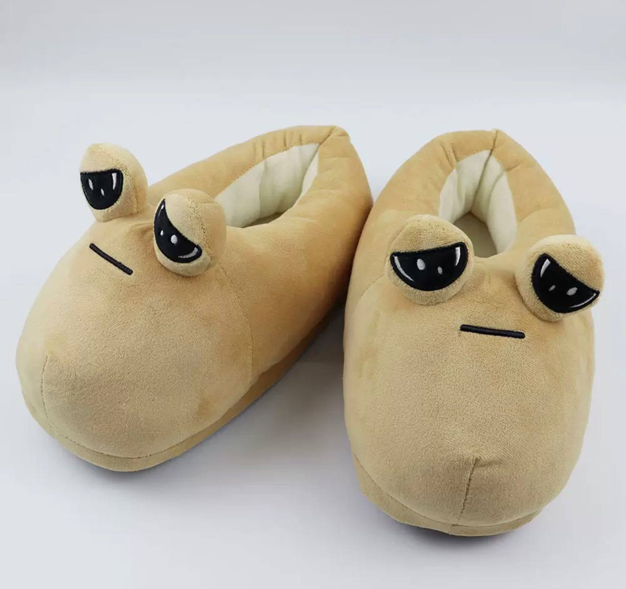 Тапочки кімнатні Поу, домашні капці прибулець Pou , розмір 35-41