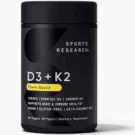 Vegan D3 5000iu + Vitamin K2 100mcg 