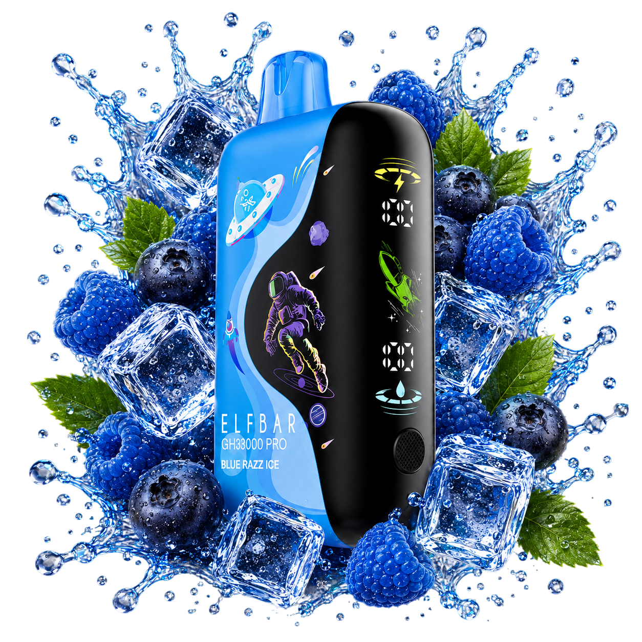 Ельф GH33000 PRO Blue Razz Ice (Синя Малина Лід )