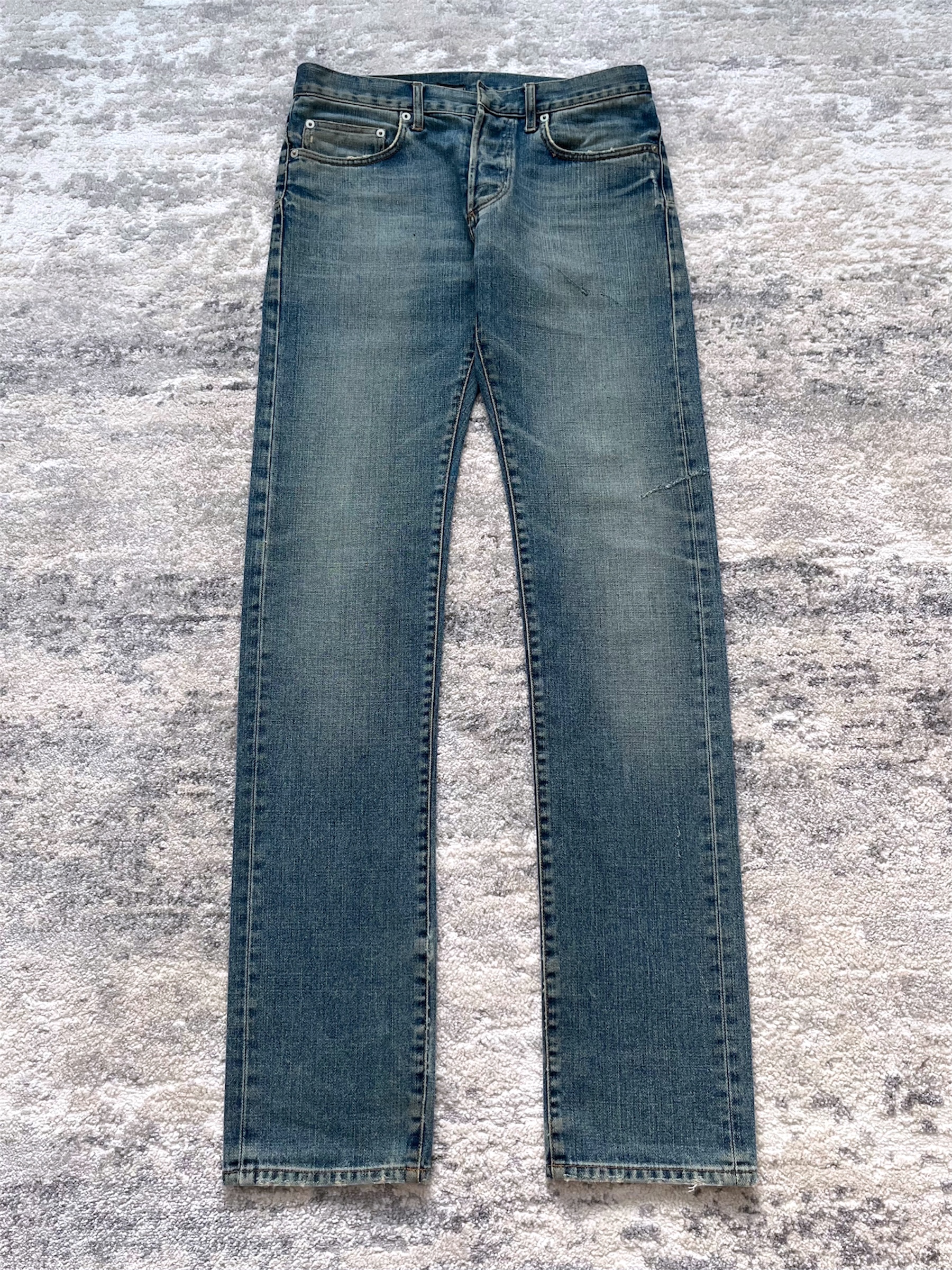 dior homme aw05 rust denim by hedi slimane