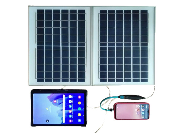 Сонячна панель (подвійна) 20w, 5v