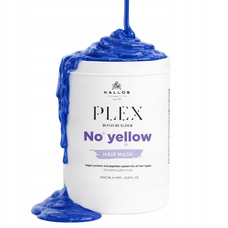  Маска Kallos Plex No Yellowд ля для нейтралізації жовтизни 1л