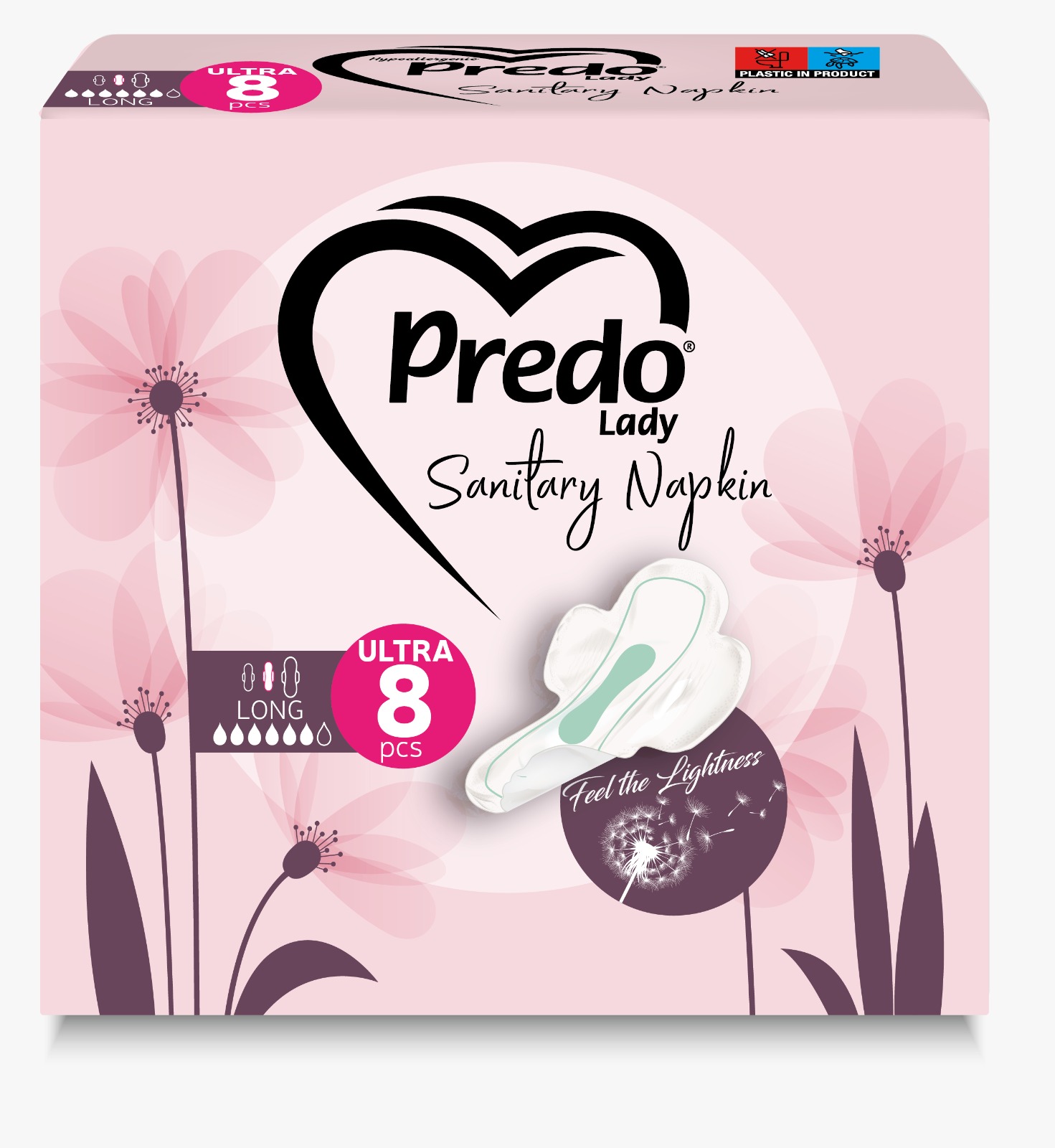 Predo Lady Podpaski Ultra Long 8 szt.