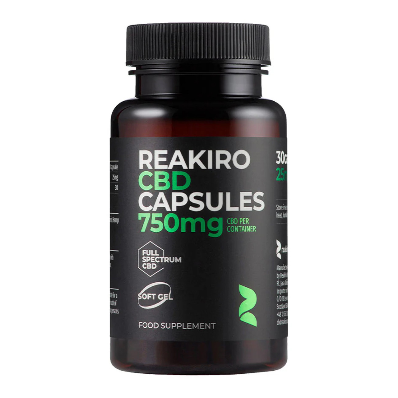 CBD Gel Capsules 750mg - 30 caps