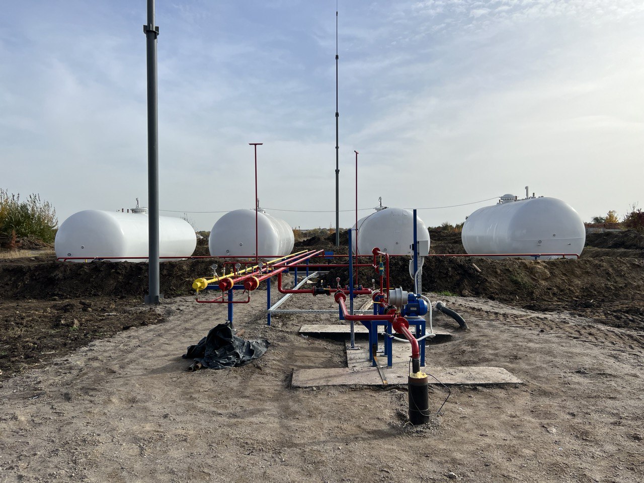 Резервуар ЗВГ/ Газгольдер СВГ/ Ємність LPG - 9.5 м3 надземний