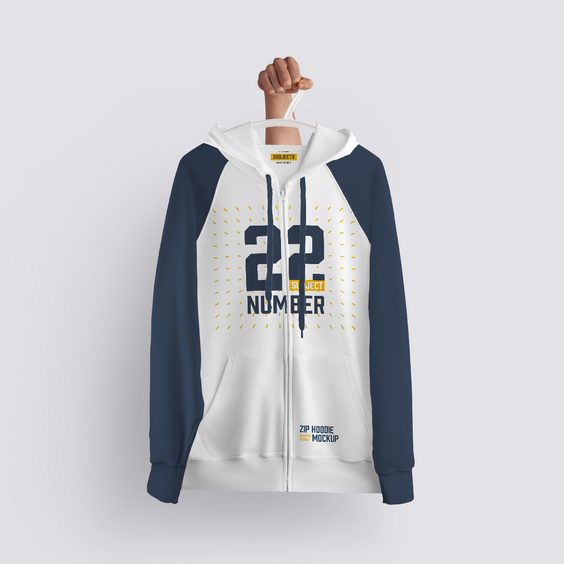 8 Zip Hoodie Mockups