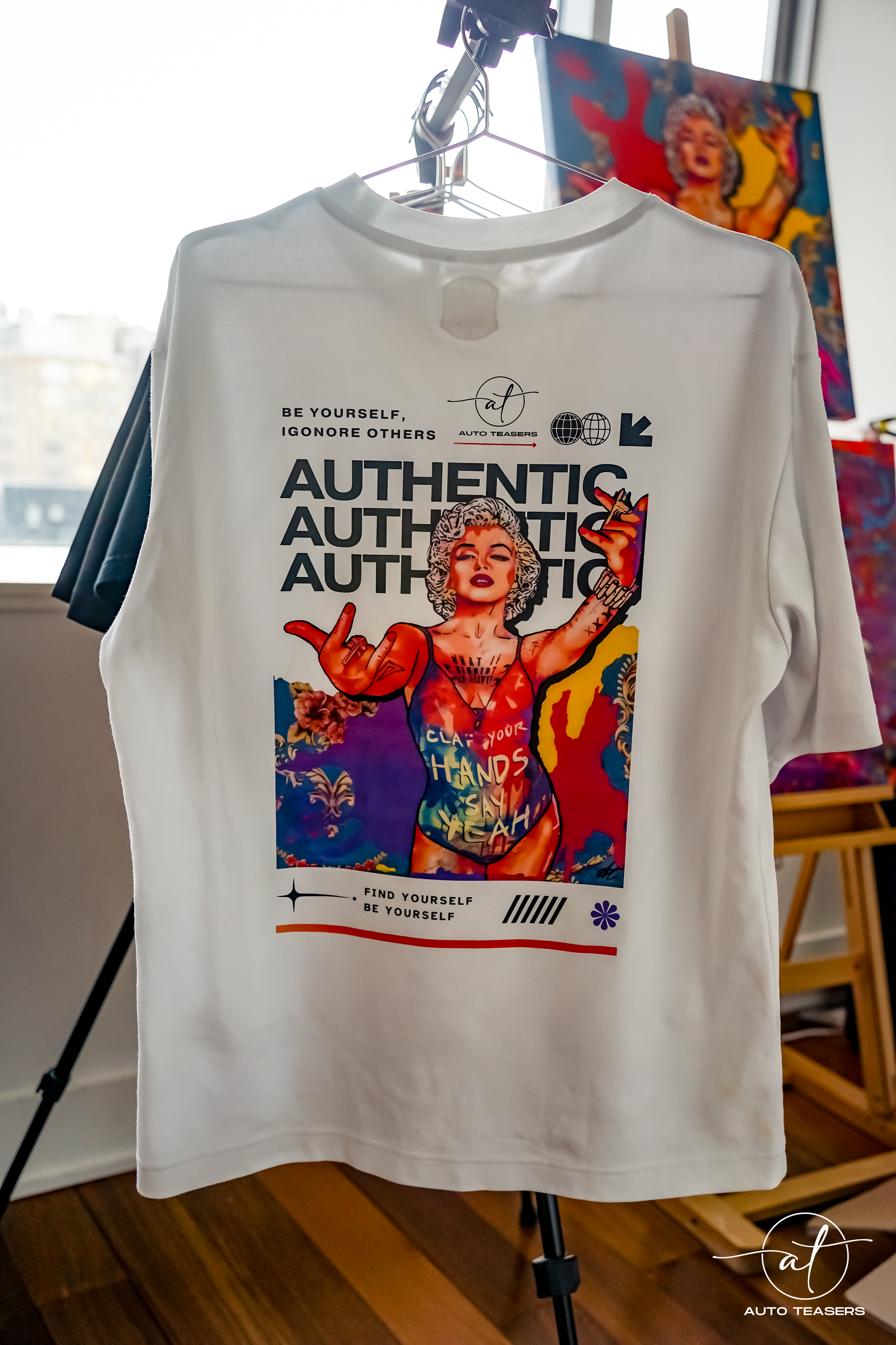 Marilyn Manroe Shirt - White