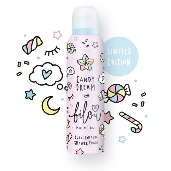 Пінка для душу Bilou - Candy Dream (200ml) Повітряна бульбашкова пінка для душу із ароматом солодких цукерок.