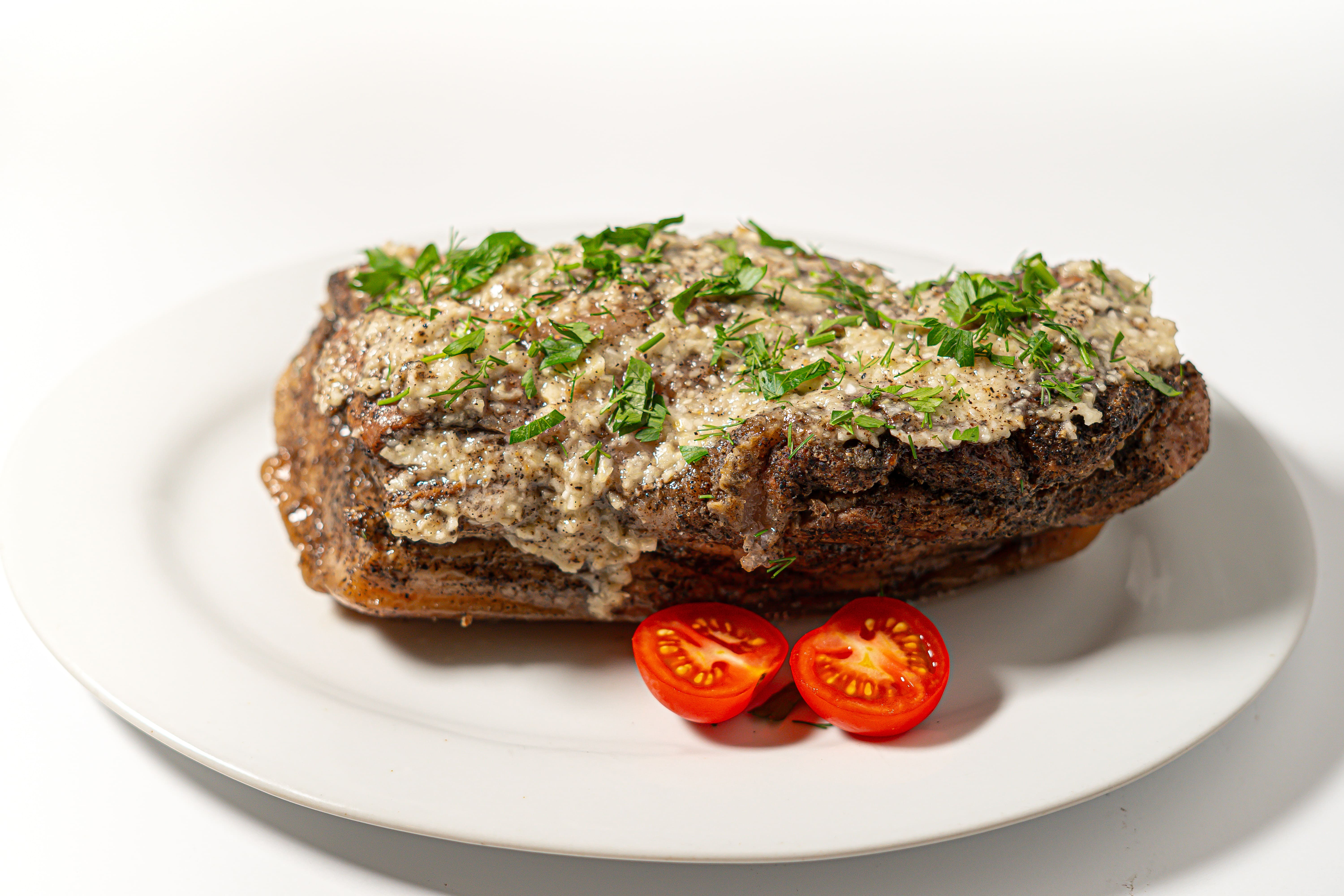 Підчерев'я запечене з часником