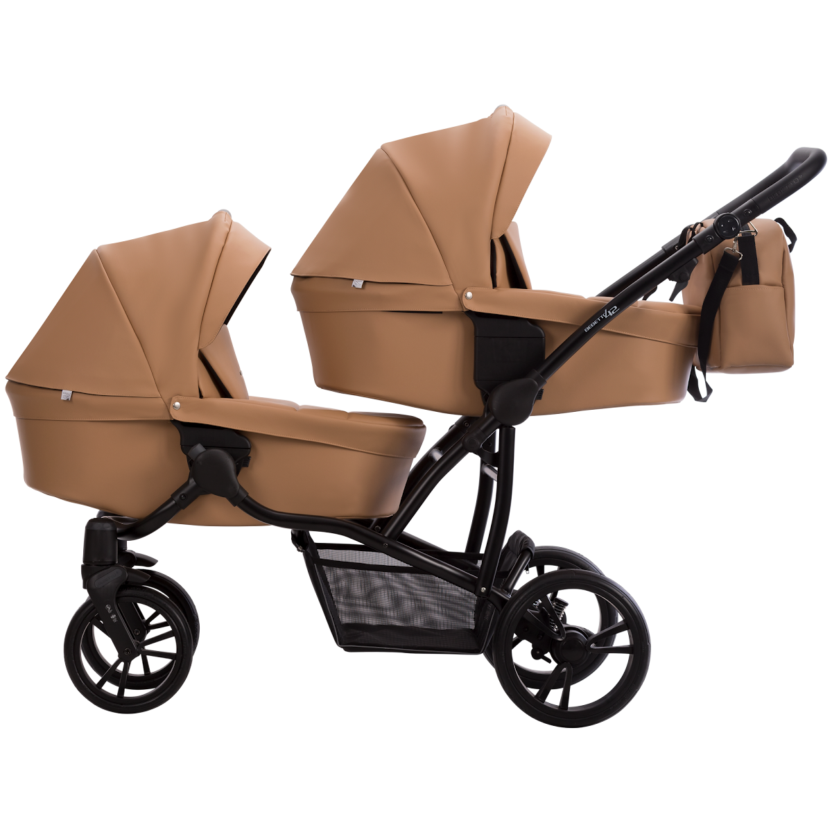Коляска для двійні Verdi For 2 2025 Pro 23 карамель