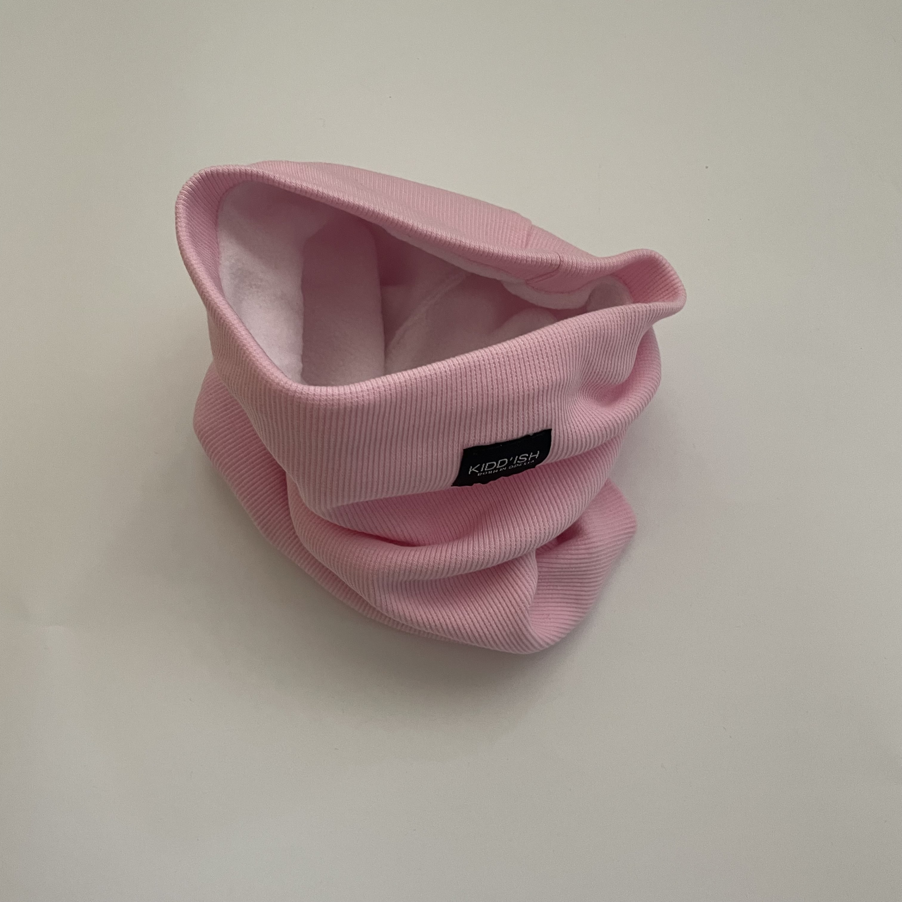 Снуд на флісі світло рожевий