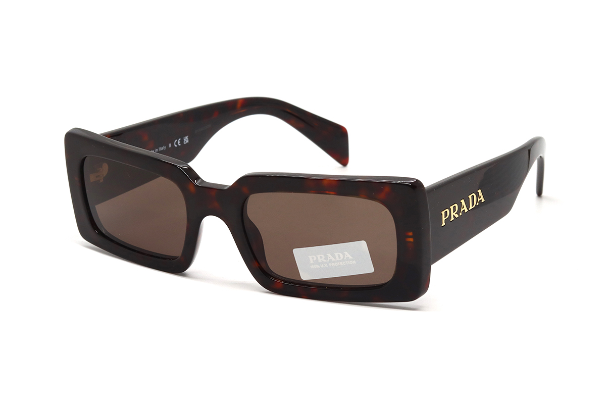 PRADA PR A07S 16N5Y1 52 DARK BROWN