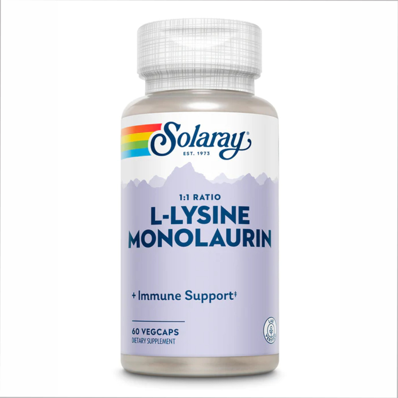 Л-лізин Монолаурин, L-Lysine Monolaurin 1:1 - 60 vcaps