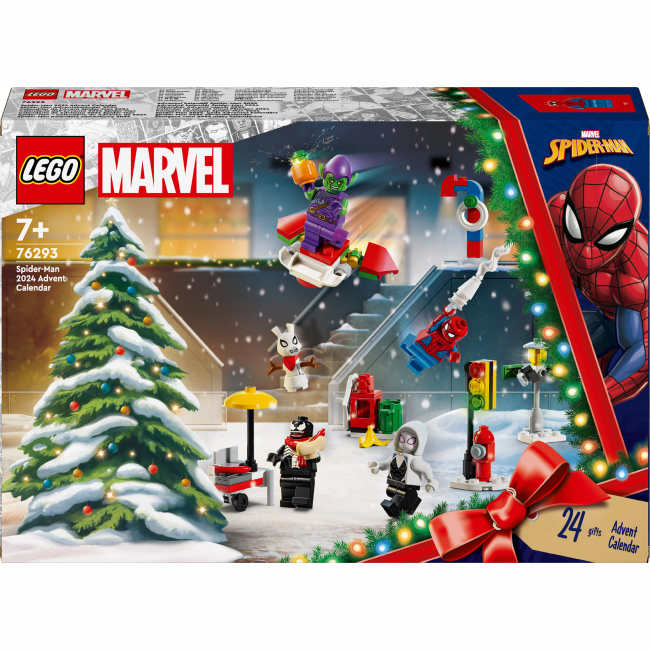 Конструктор LEGO Marvel Новорічний Адвент календар на 2024 рік Людина-Павук (76293)