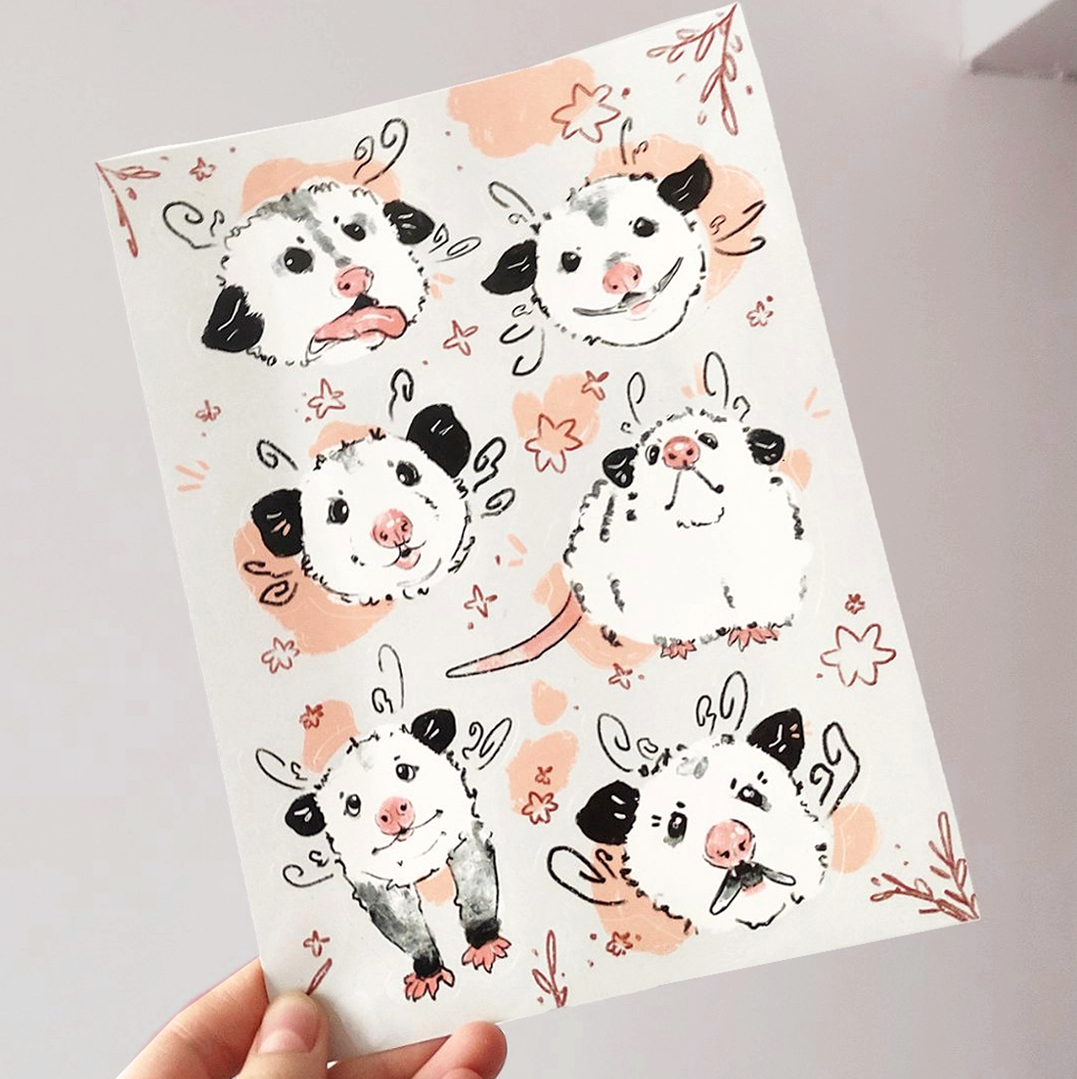 Стікерпак "Поссуми"