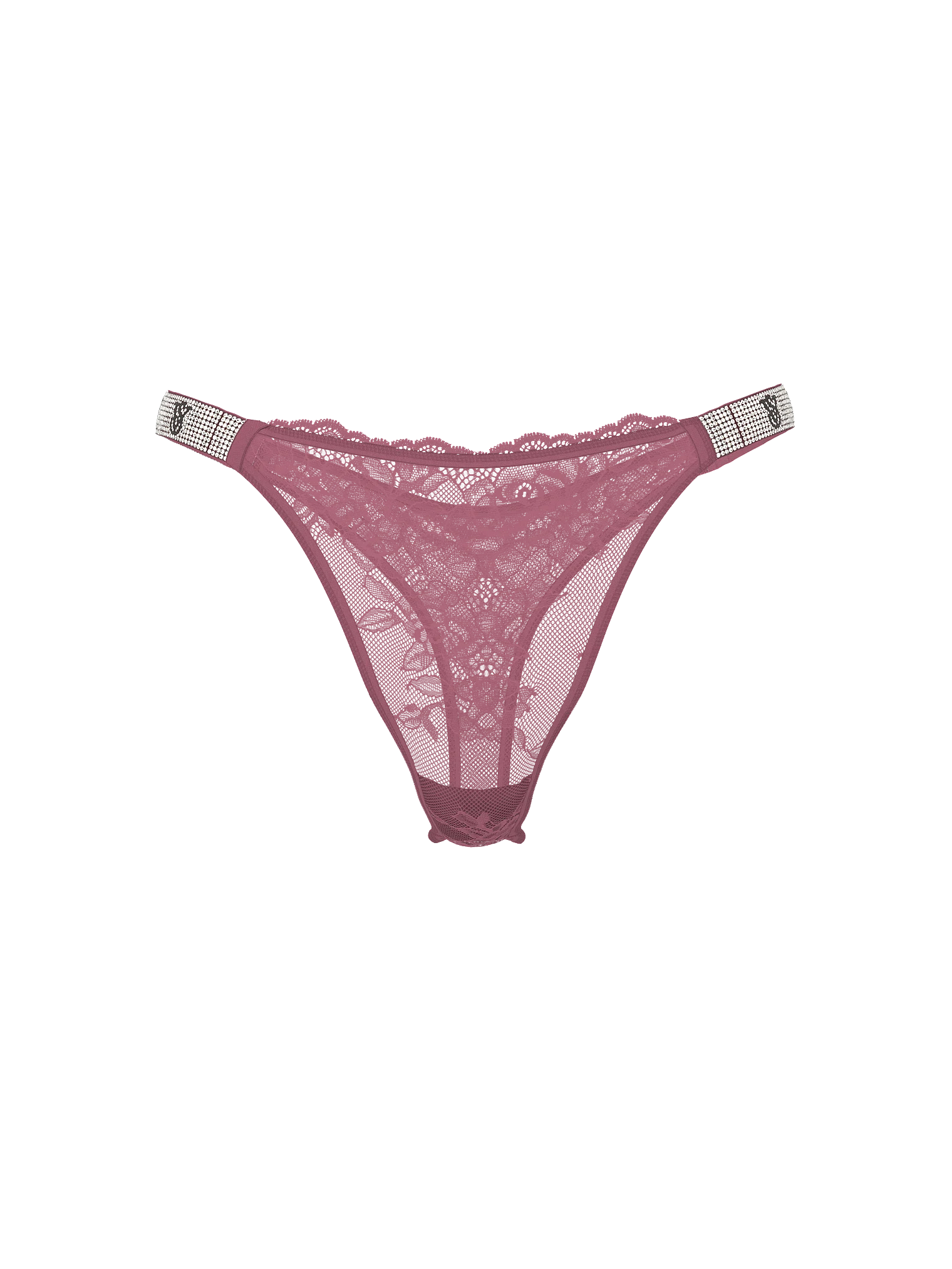 Трусики Sunset Ombré Shine Strap Rose Lace Panty