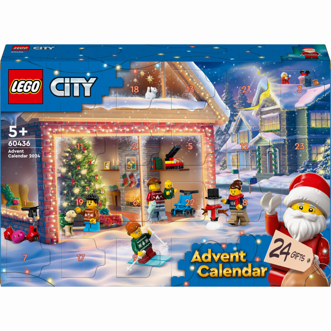 Конструктор LEGO City Різдвяний Адвент календар 2024 (60436)