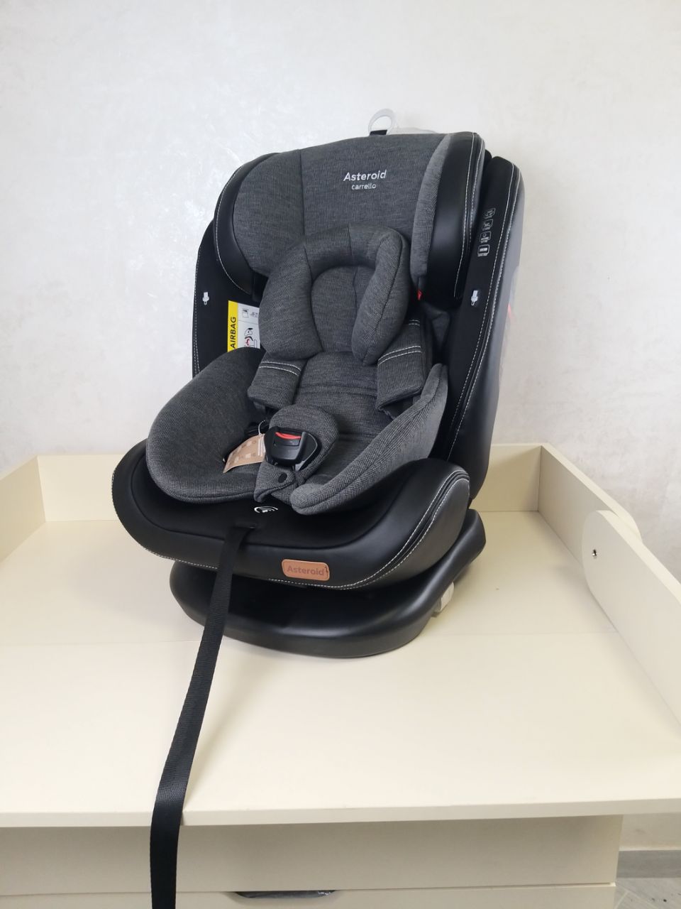 Автокрісло CARRELLO Asteroid CRL-12801/2 Magnet Gray 0+1/2/3 ISOFIX з поворотом