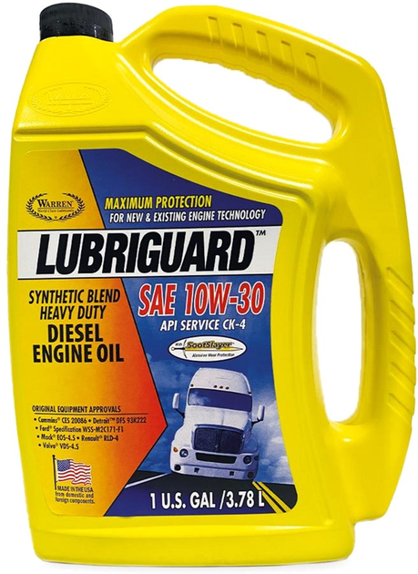Моторна олива Lubriguard HDSB 10W30 CK4, 3/1GL