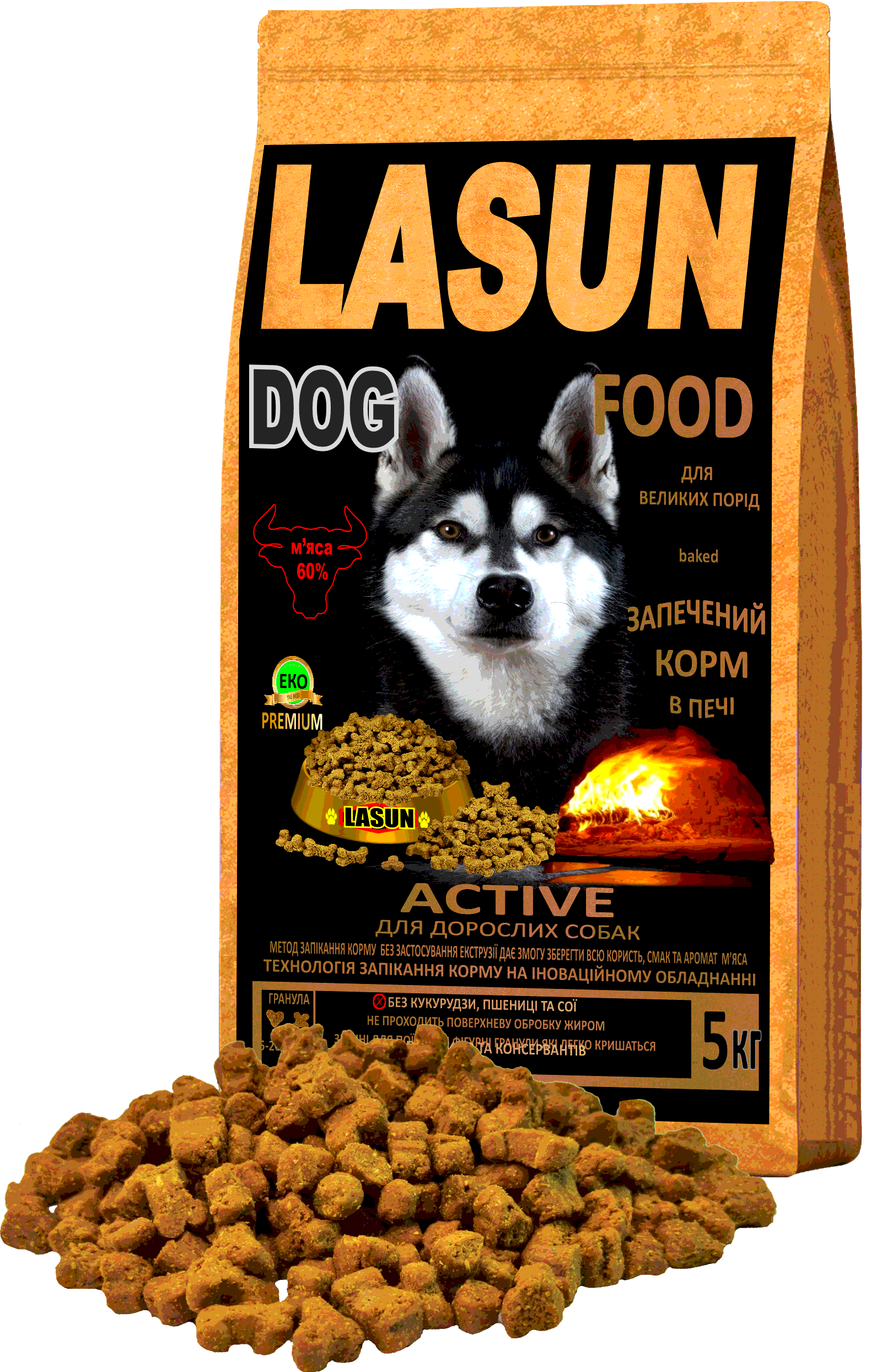 Корм для великих порід собак LASUN AKTIVE